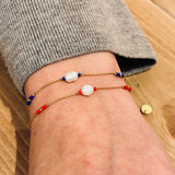 Bracelet Gina bleu - Boutique We Are ParisLes Cléias Acier Inoxydable