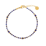 Bracelet Lapis Lazuli en acier inoxydable Laspi - Boutique We Are ParisLes Cléias Acier Inoxydable