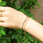 Bracelet Lapis Lazuli en acier inoxydable Laspi - Boutique We Are ParisLes Cléias Acier Inoxydable