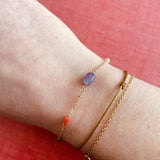 Bracelet pierres fines en acier inoxydable Prima - Boutique We Are ParisLes Cléias Acier Inoxydable