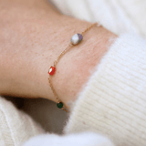 Bracelet pierres fines en acier inoxydable Prima - Boutique We Are ParisLes Cléias Acier Inoxydable