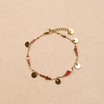Bracelet Solaris Rouge - Boutique We Are ParisLes Cléias Acier Inoxydable