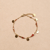 Bracelet Solaris Rouge - Boutique We Are ParisLes Cléias Acier Inoxydable