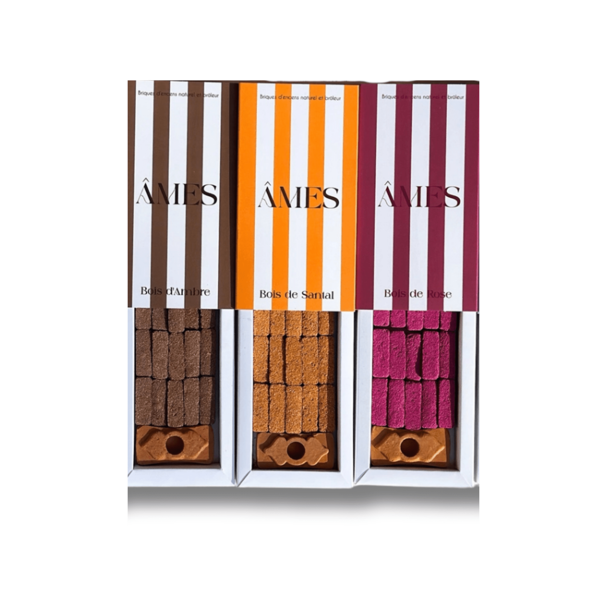 Briques d’encens naturel & brûleur - Boutique We Are ParisAmes