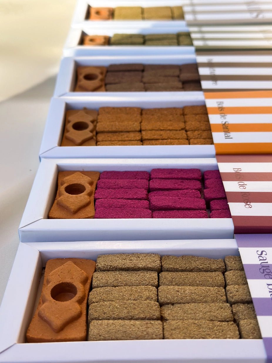 Briques d’encens naturel & brûleur - Boutique We Are ParisAmes