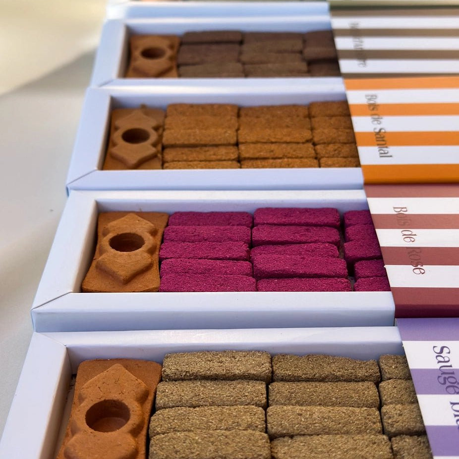 Briques d’encens naturel & brûleur - Boutique We Are ParisAmes