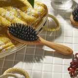 Brosse pneumatique en bois & poils de sanglier - bois clair