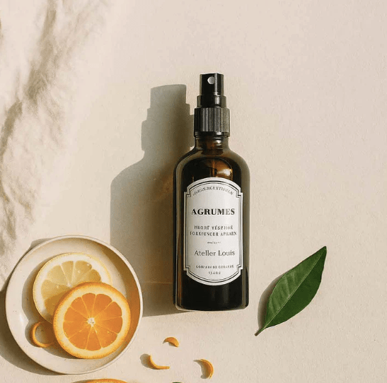 Brume d'intérieur bio, parfumée aux agrumes - Boutique We Are ParisAtelier Louis