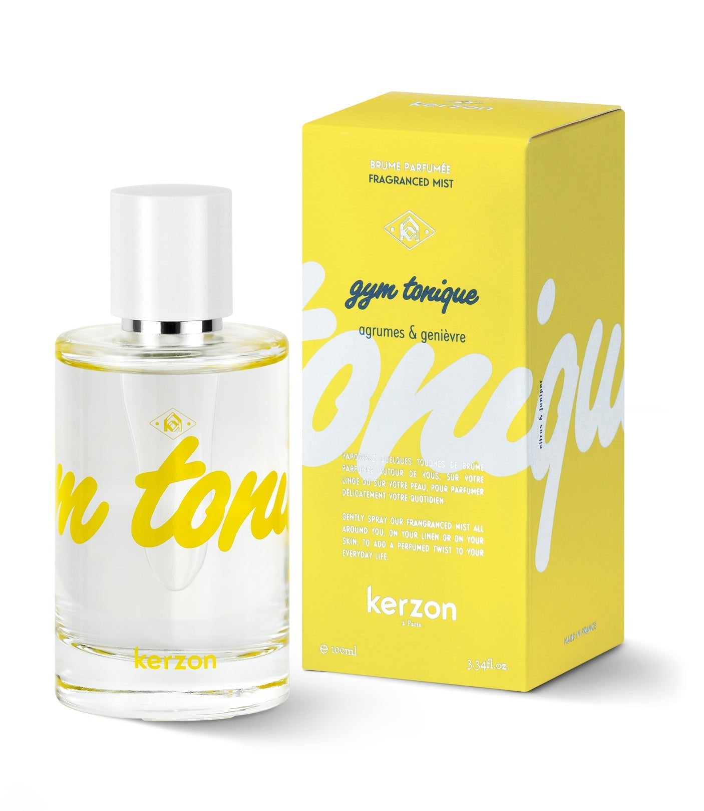 Brume parfumée Gym Tonique - Agrumes et Genièvre - Kerzon - Boutique We Are ParisKerzon