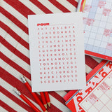 Cahier de mots fléchés Niveau Doux - Boutique We Are ParisGrillé