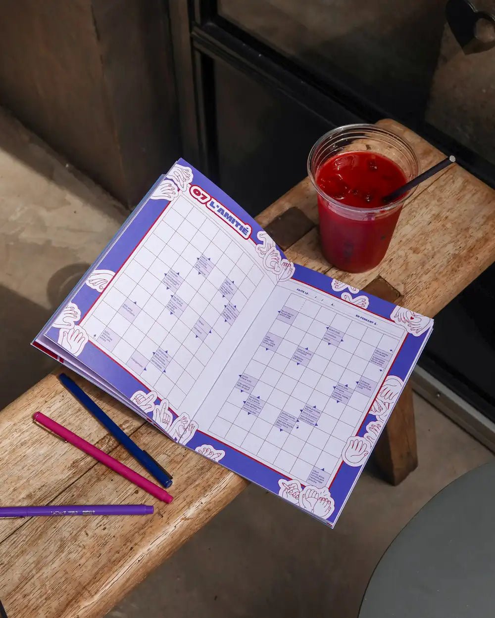 Cahier de mots fléchés Thème Amour - Boutique We Are ParisGrillé