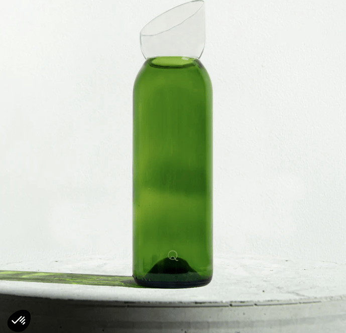 Carafe Blanc / Vert - Boutique We Are ParisQ De Bouteilles
