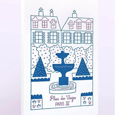 Carnet 4ème arrondissement de Paris - Boutique We Are ParisLetterpress de Paris