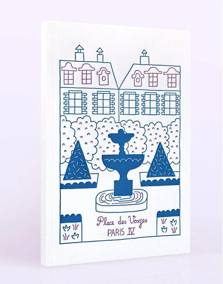 Carnet 4ème arrondissement de Paris - Boutique We Are ParisLetterpress de Paris