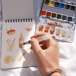 Carnet d'aquarelle - Les petites choses - Boutique We Are ParisFrangipane