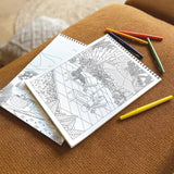 Carnet de coloriage pour adultes Bliss & Botanicals - Boutique We Are ParisATWS