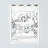 Carnet de coloriage pour adultes Cactus & Plants - Boutique We Are ParisATWS