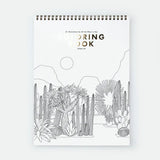 Carnet de coloriage pour adultes Cactus & Plants - Boutique We Are ParisATWS