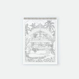 Carnet de coloriage pour adultes Exotic Bath Tub - Boutique We Are ParisATWS