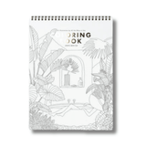 Carnet de coloriage pour adultes Exotic Bath Tub - Boutique We Are ParisATWS