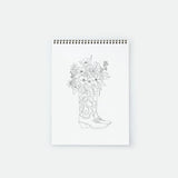 Carnet de coloriage pour adultes Exotic Bath Tub - Boutique We Are ParisATWS