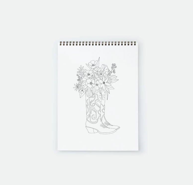 Carnet de coloriage pour adultes Exotic Bath Tub - Boutique We Are ParisATWS