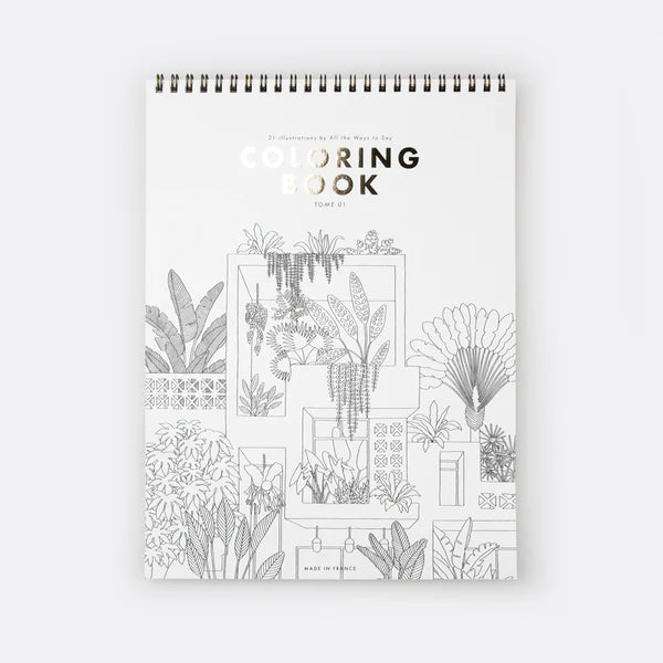 Carnet de coloriage pour adultes Tome 01 - Boutique We Are ParisATWS