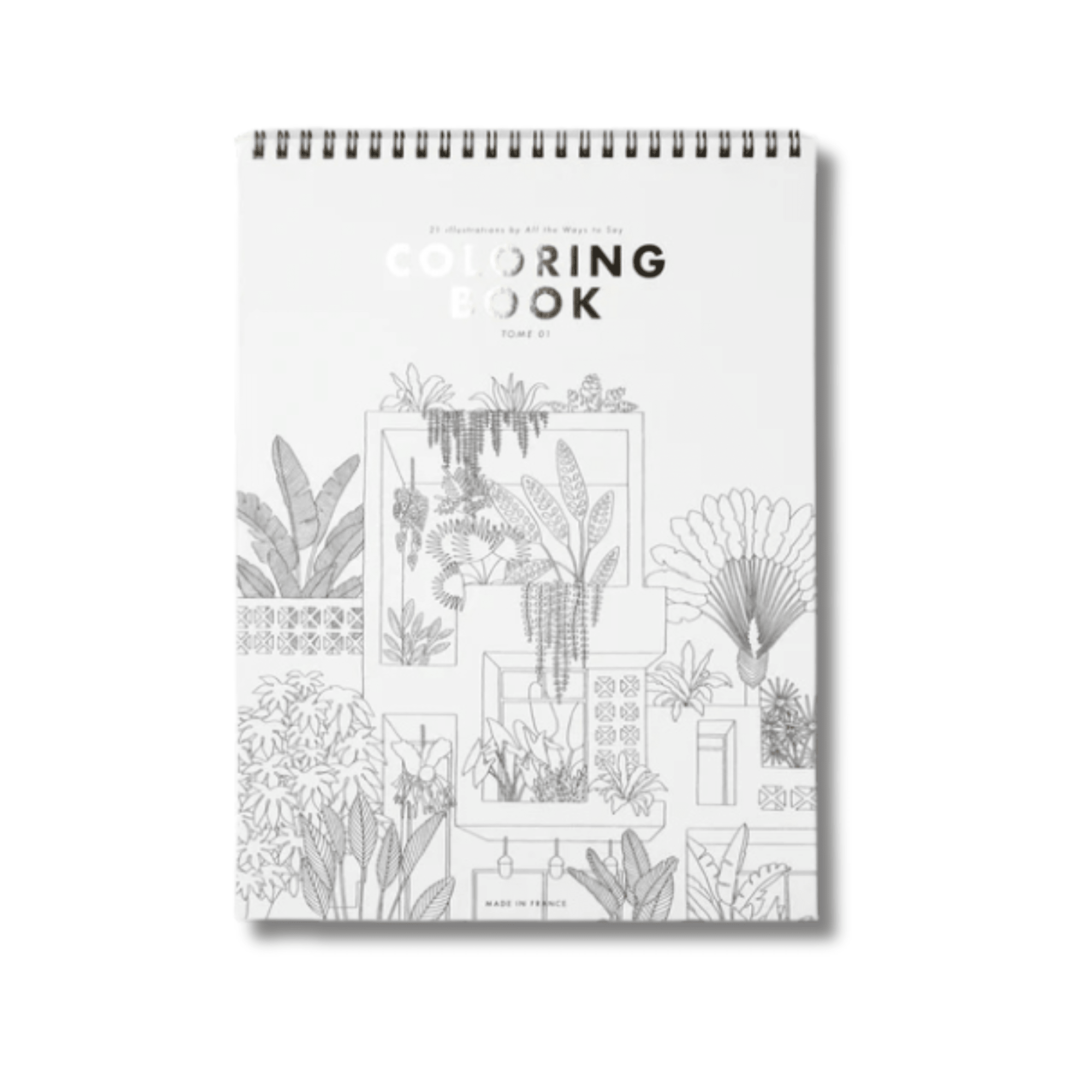Carnet de coloriage pour adultes Tome 01 - Boutique We Are ParisATWS