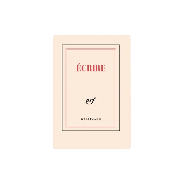 Carnet de poche Écrire - Boutique We Are ParisGallimard