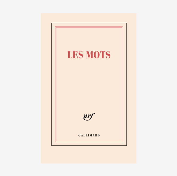 Carnet Les Mots - Boutique We Are ParisGallimard