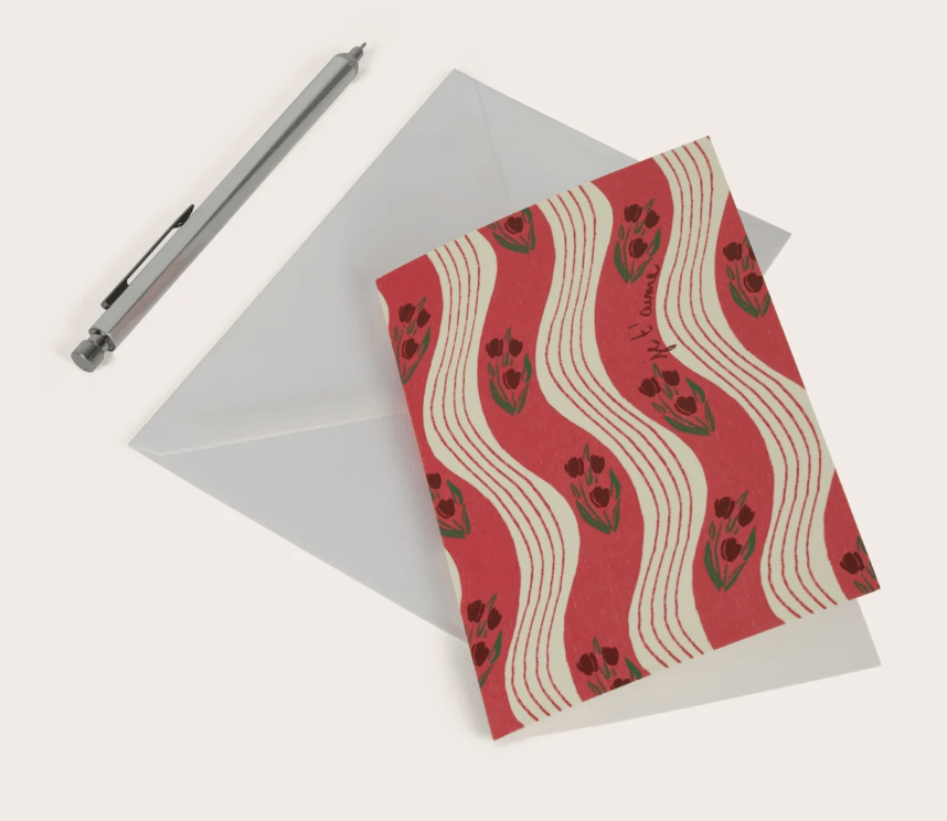 Carte double Amor - Boutique We Are ParisSeason Paper