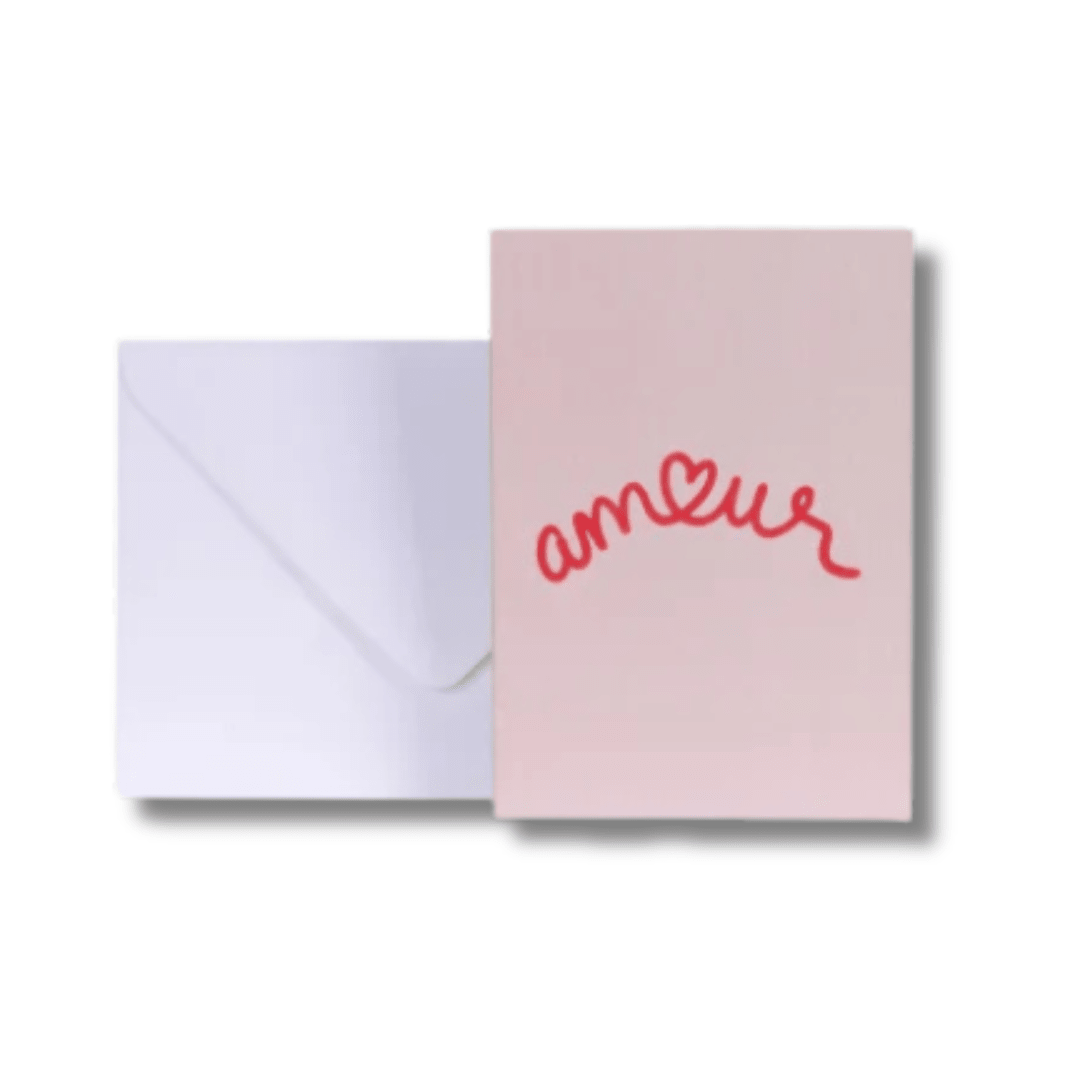 Carte double Amour - Boutique We Are ParisSeason Paper