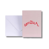 Carte double Amour - Boutique We Are ParisSeason Paper