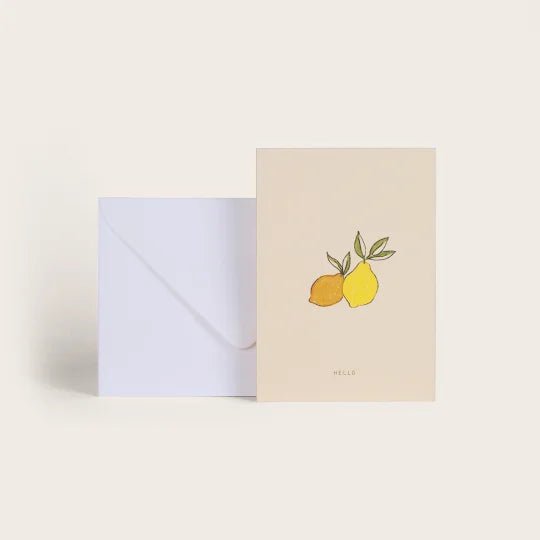Carte double Citronnade - Boutique We Are ParisSeason Paper