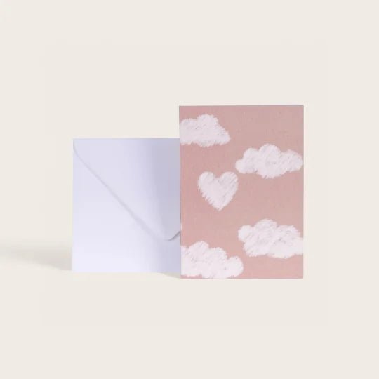 Carte double Dans les nuages - Boutique We Are ParisSeason Paper