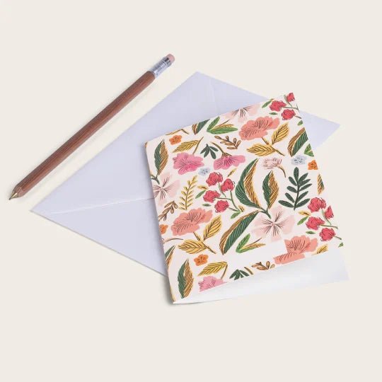 Carte double Herbier - Boutique We Are ParisSeason Paper