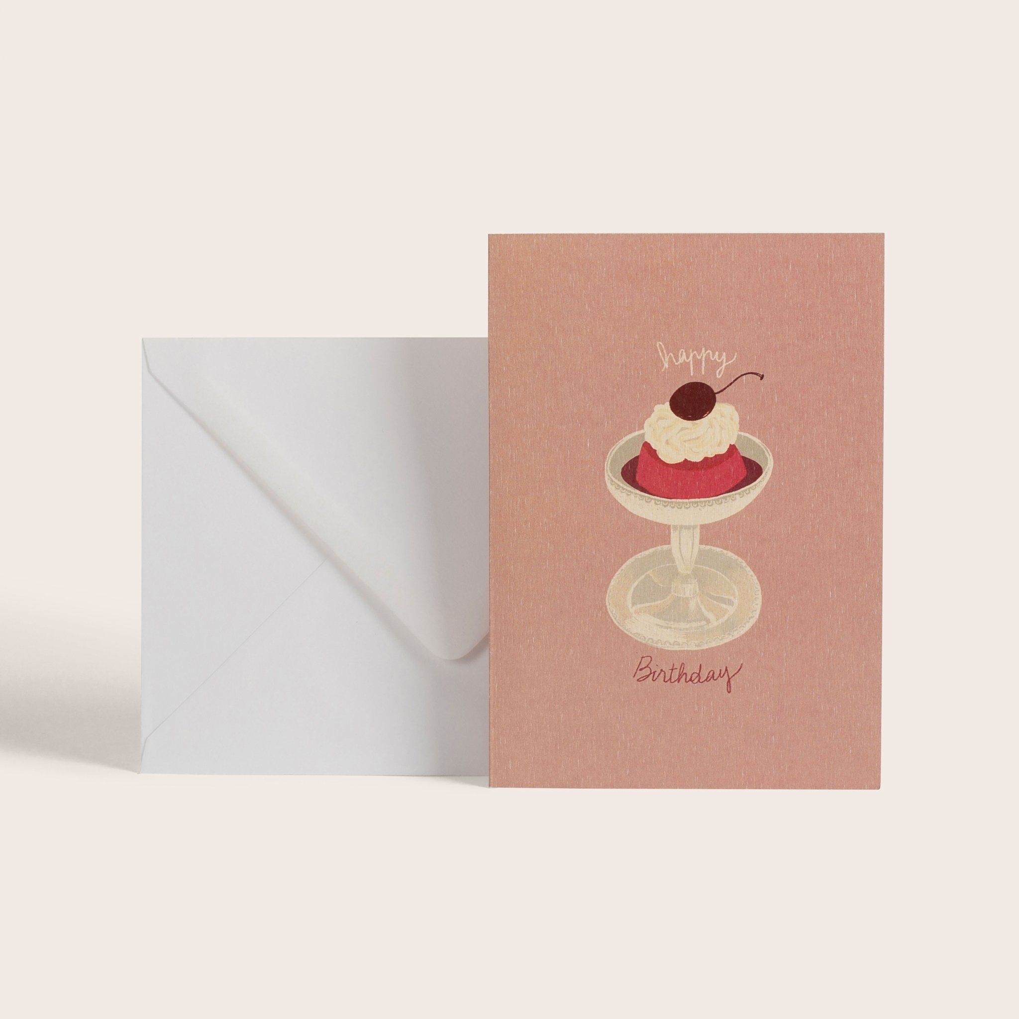 Carte double La cerie - joyeux anniversaire - Boutique We Are ParisSeason Paper