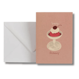 Carte double La cerise - joyeux anniversaire - Boutique We Are ParisSeason Paper