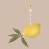 Carte double Lemon - joyeux anniversaire - Boutique We Are ParisSeason Paper