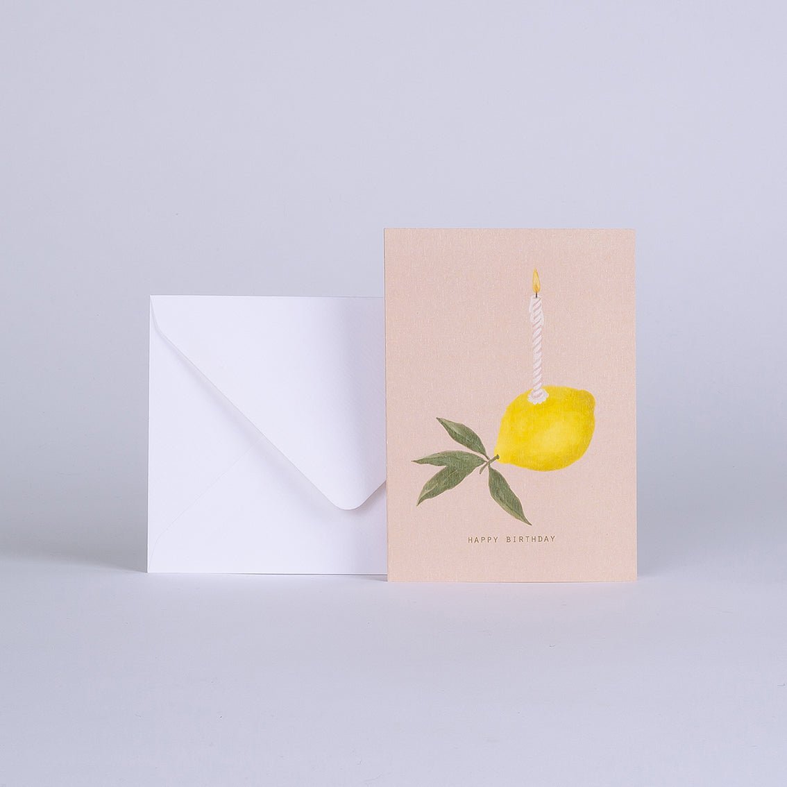Carte double Lemon - joyeux anniversaire - Boutique We Are ParisSeason Paper