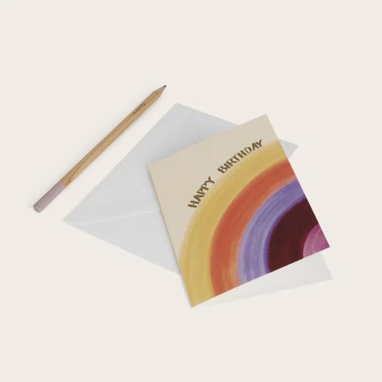 Carte double Rainbow - Boutique We Are ParisSeason Paper