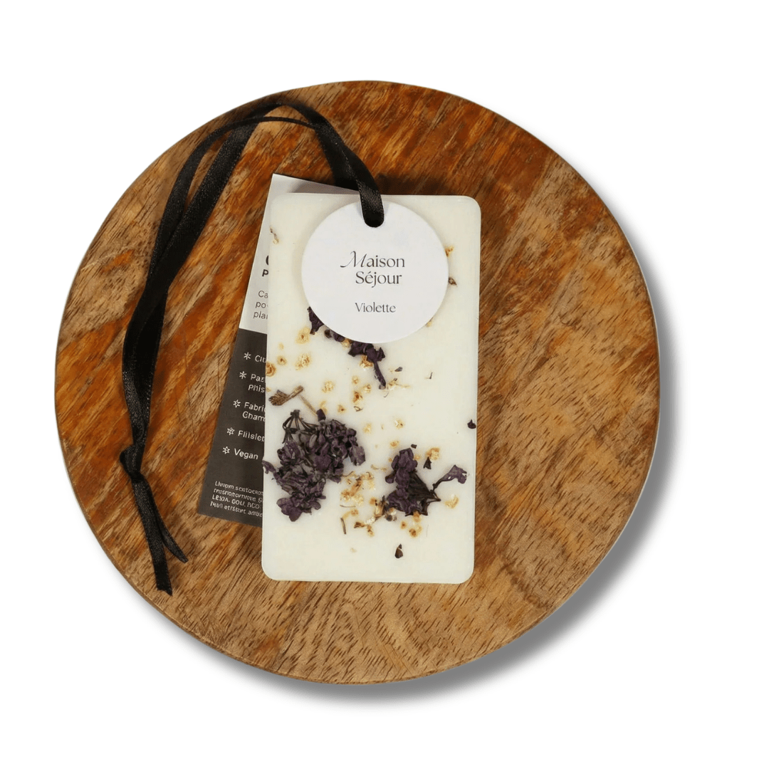 Carte florale parfumée à la violette - Boutique We Are ParisMaison Séjour