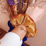 Chouchou Citrine - tissu jaune ocre - Boutique We Are ParisLaure Derrey