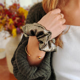 Chouchou Irisé Or - tissu or brillant - Boutique We Are ParisLaure Derrey
