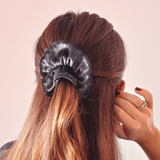 Chouchou Labradorite - tissu velours gris - Boutique We Are ParisLaure Derrey