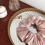 Chouchou Plissé Or Rose - Boutique We Are ParisLaure Derrey