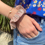 Chouchou Plissé Or Rose - Boutique We Are ParisLaure Derrey