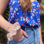 Chouchou Plissé Or Rose - Boutique We Are ParisLaure Derrey