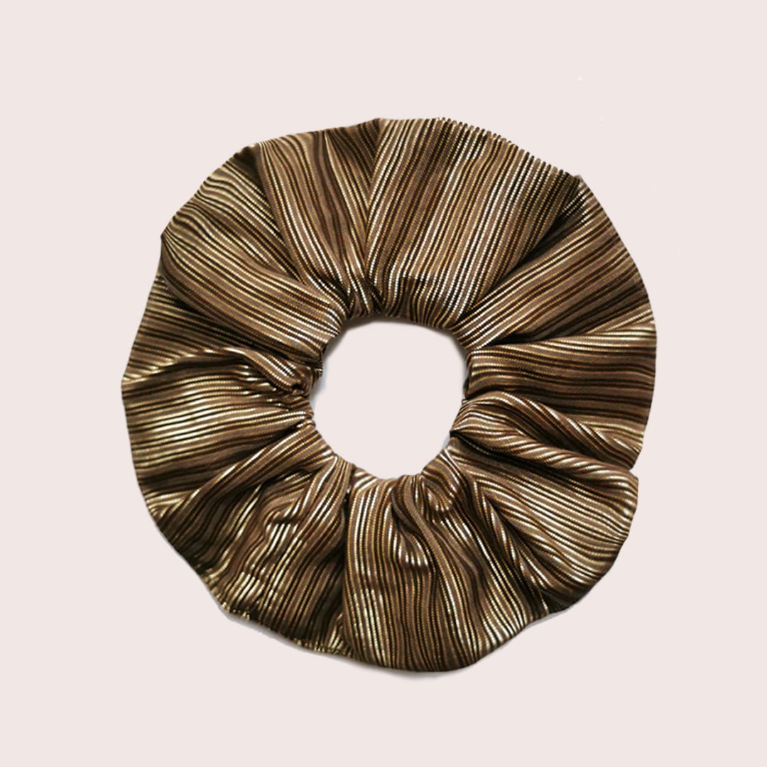 Chouchou Rayé Bronze - Boutique We Are ParisLaure Derrey