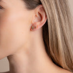 Clous d'oreilles Baptiste Vert - Boutique We Are ParisApril Please